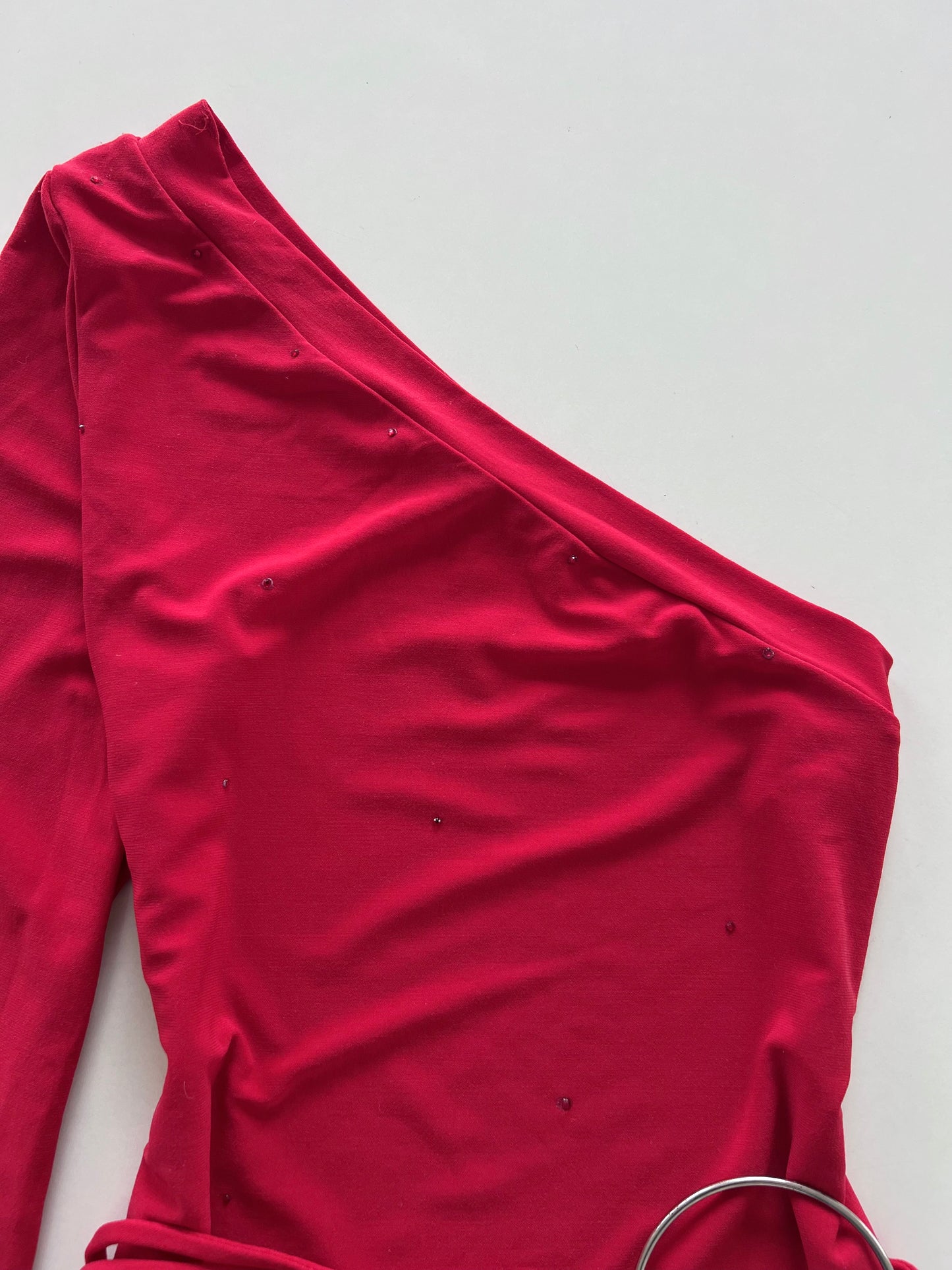 Y2k Red Top-Bust 32 to 34