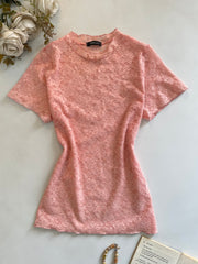 Sheer Lace Top-Bust 34 to 36