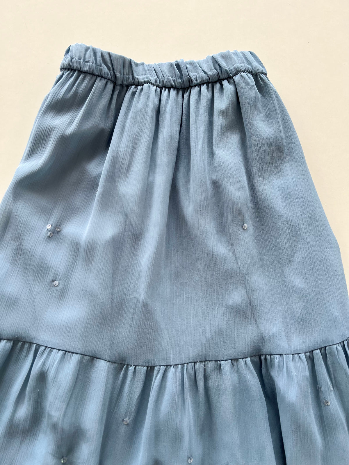 Powder Blue Prairie Skirt-Waist 28 to 32