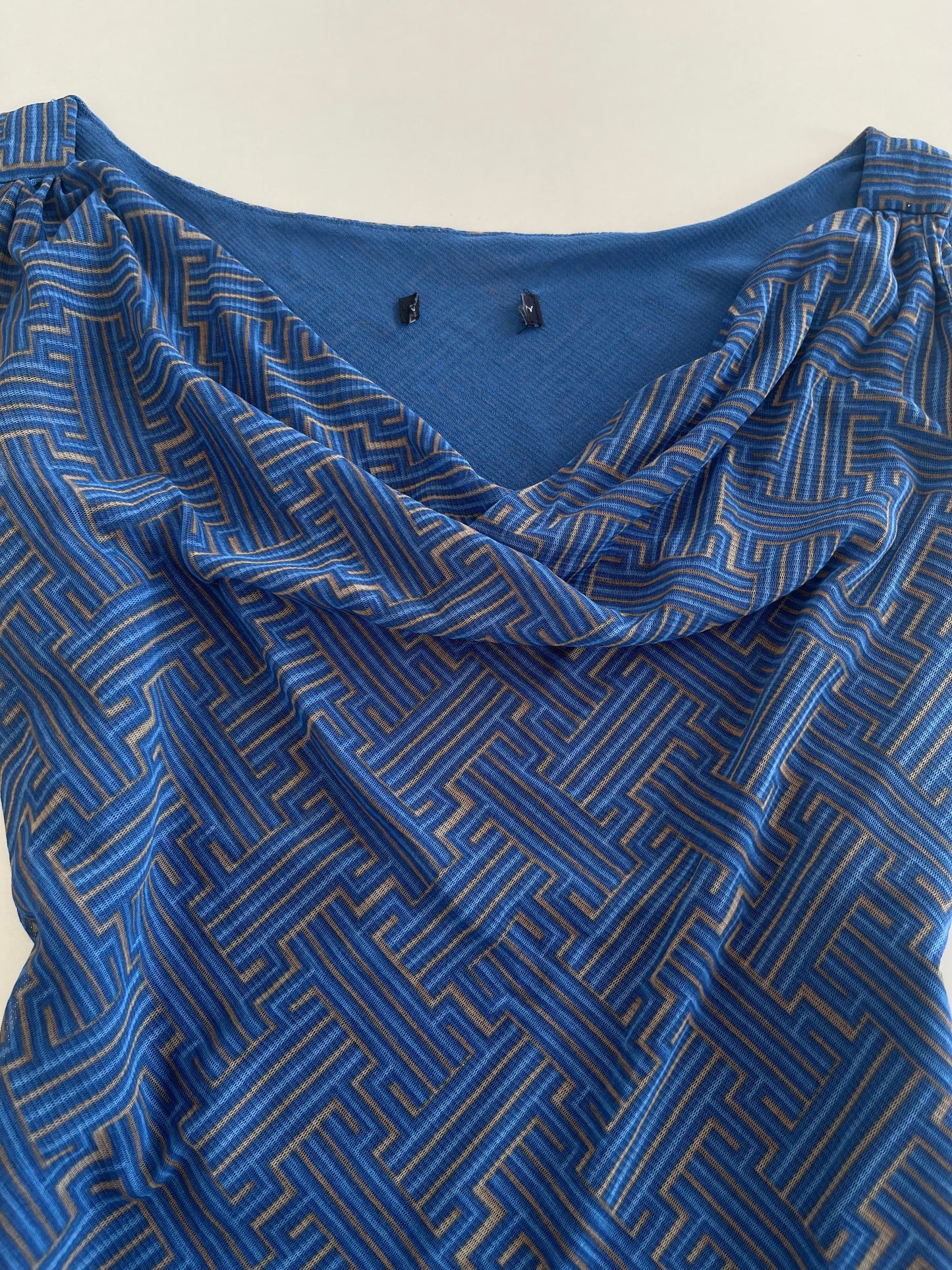 Vintage Cowl Neck Top-Bust 42 to 46