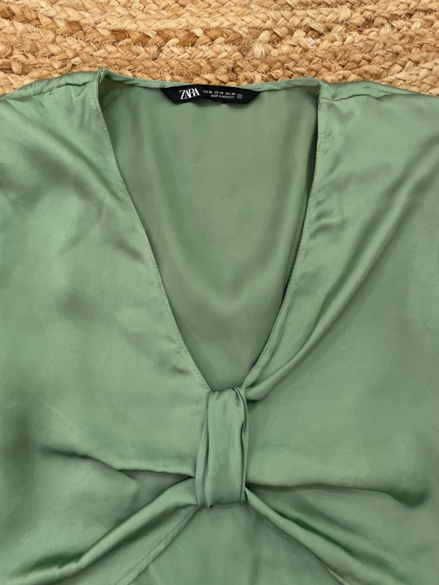 Zara Satin Top-Bust 34