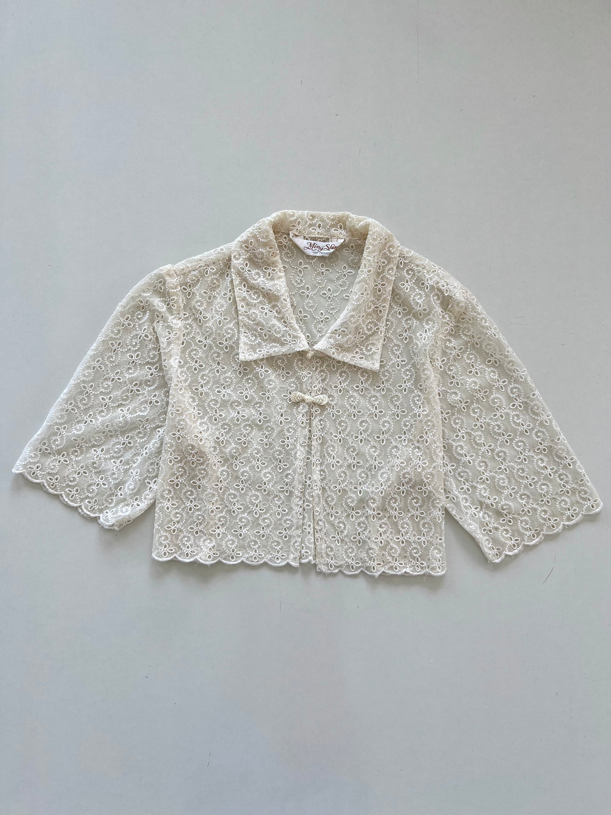 Sheer Lace Top-Bust 38