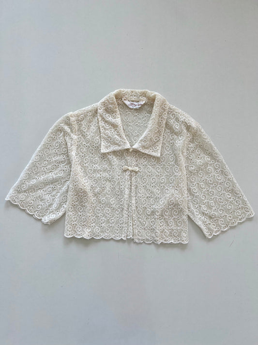 Sheer Lace Top-Bust 38