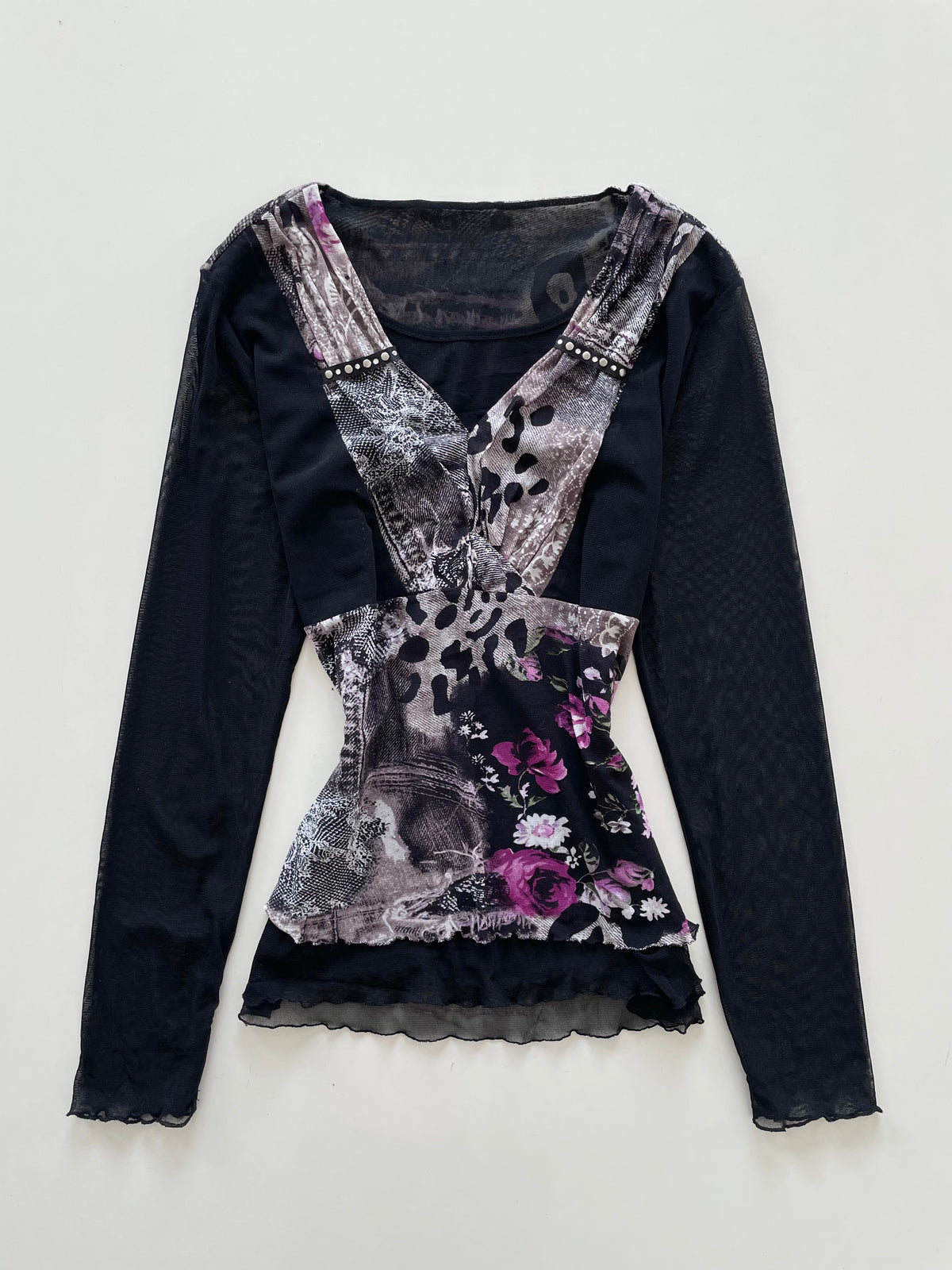 Vintage Floral Top-Bust 40 to 42