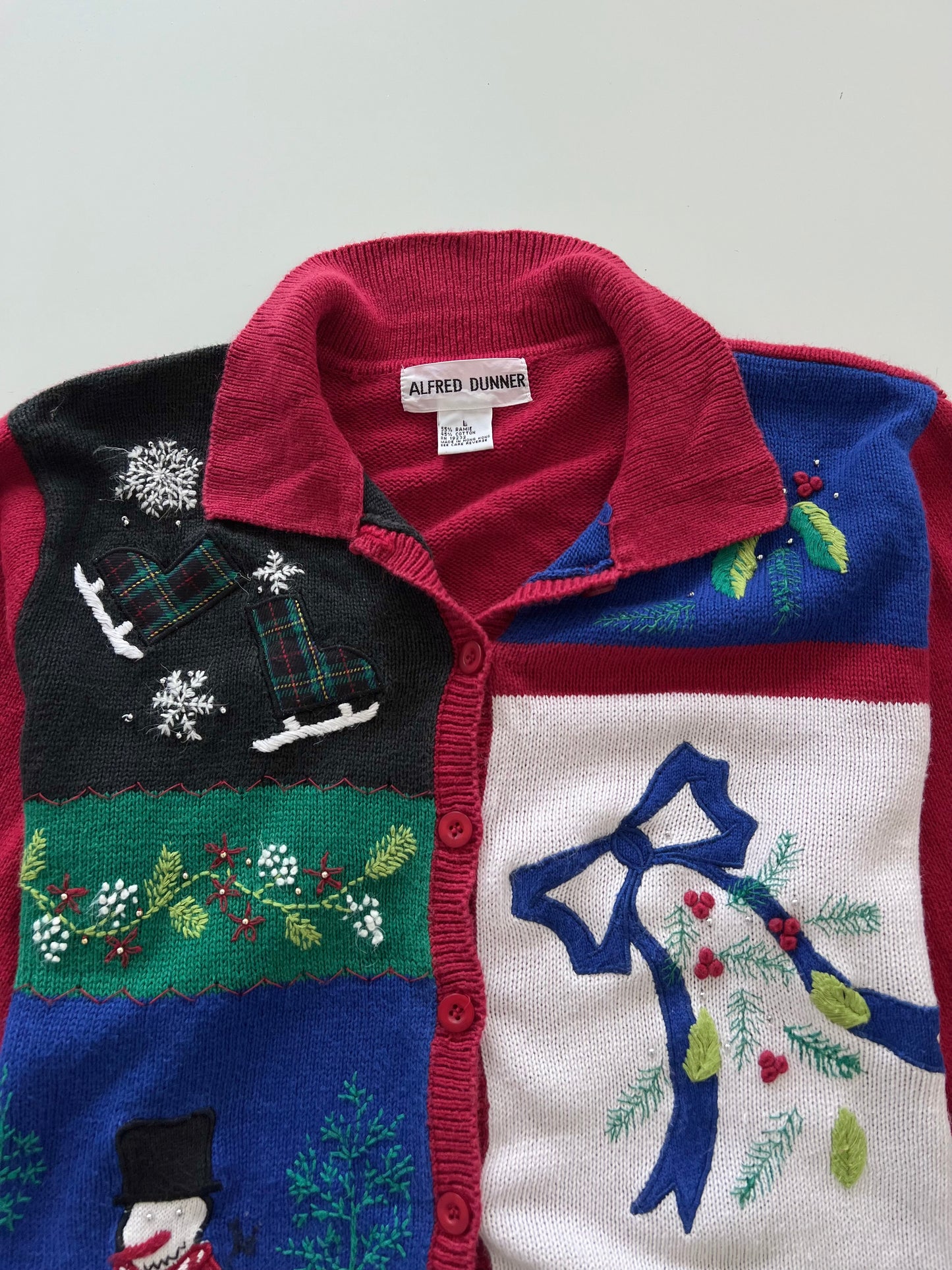 Alfred Dunner Christmas Sweater-Bust 48