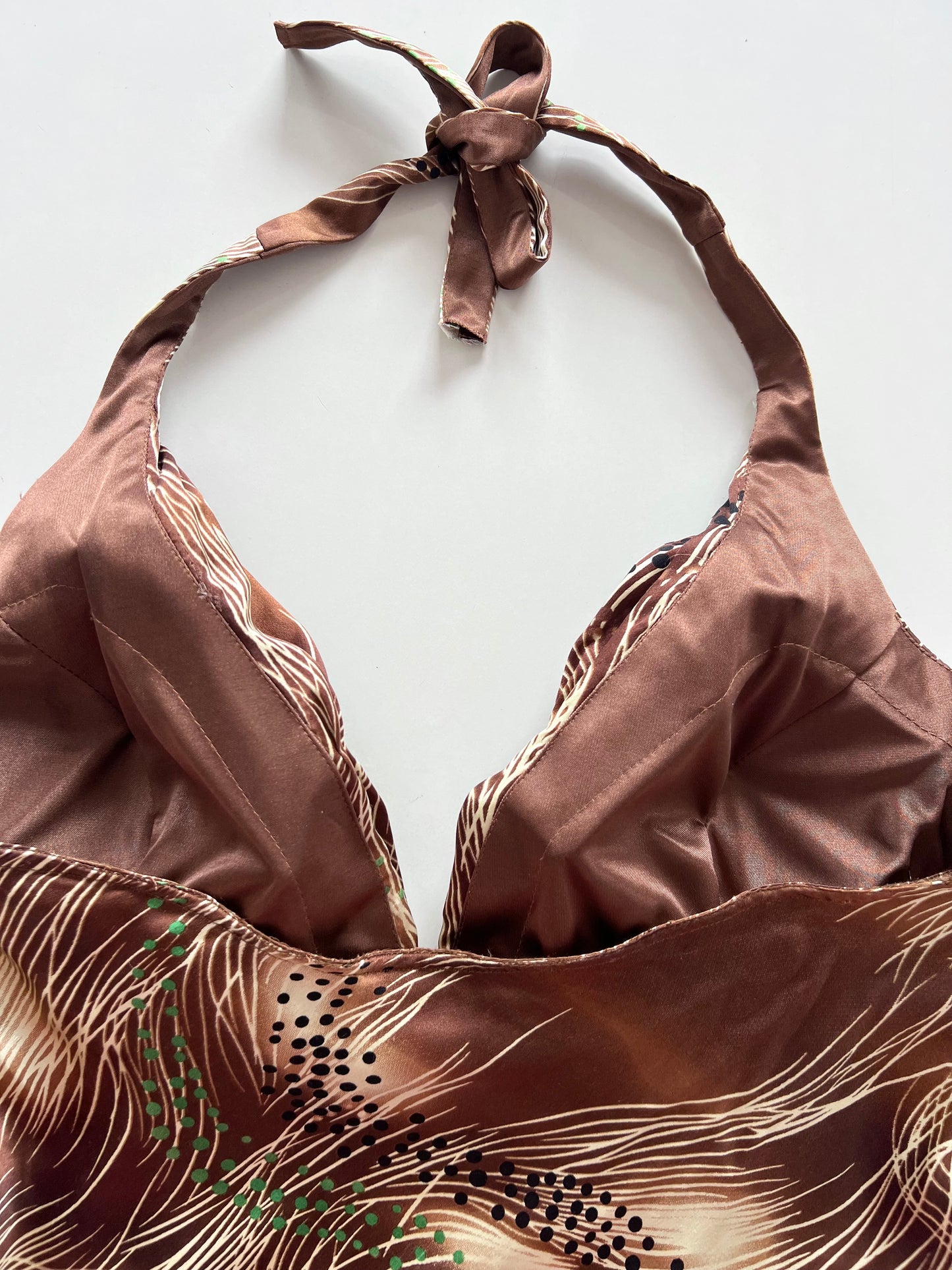 Unique 100% Silk Embroidered Dress-Bust 38
