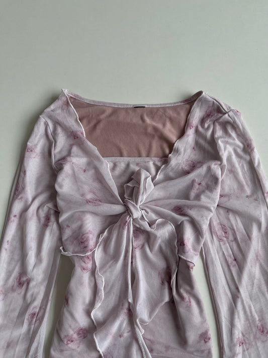 Dramatic Sleeve Top-Bust 34 to 36
