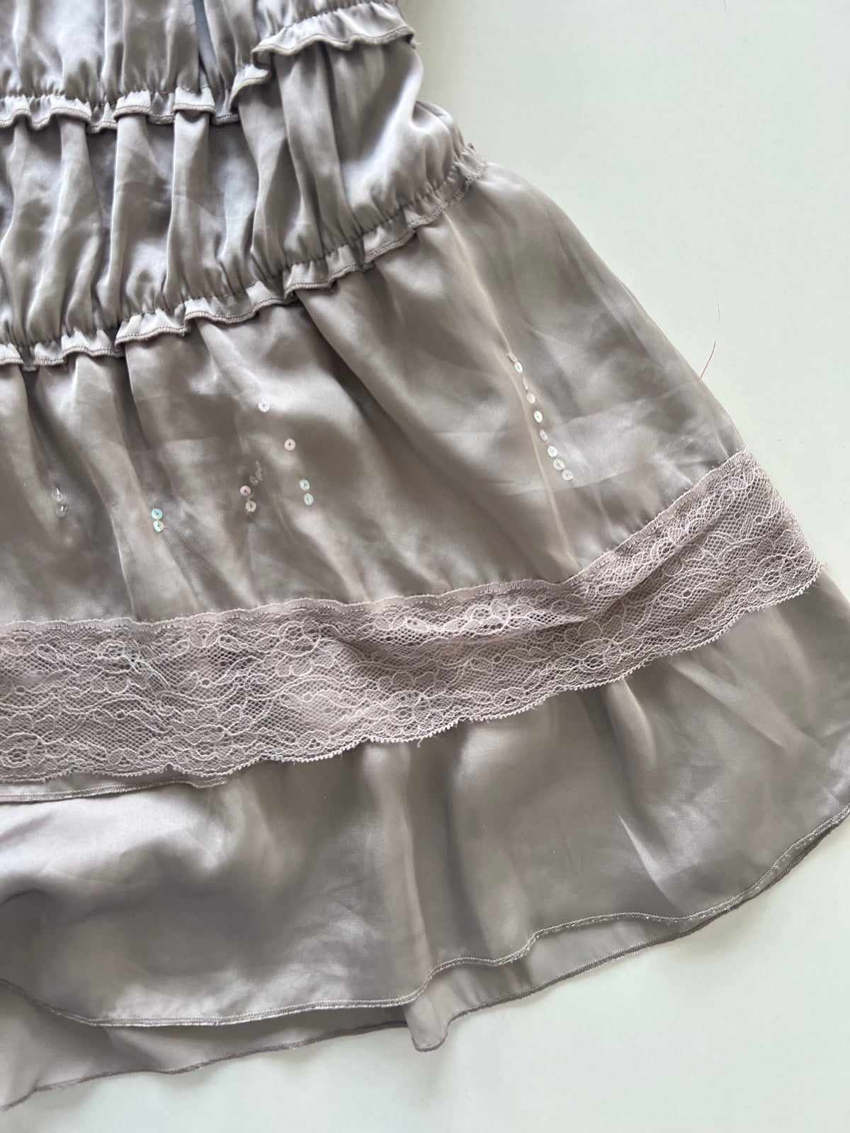 Satin Lace Dress-Bust 38 to 40