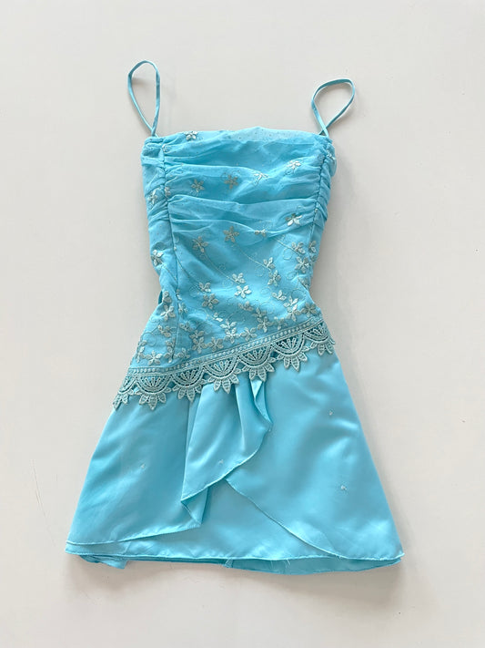 Masquerade Embroidered Vintage Dress-Bust 38 to 40