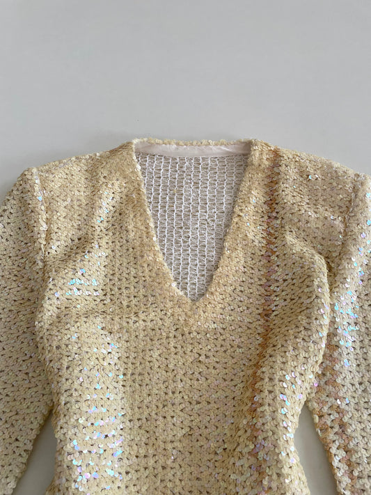 Vintage Sequin Top-Bust 40 to 42