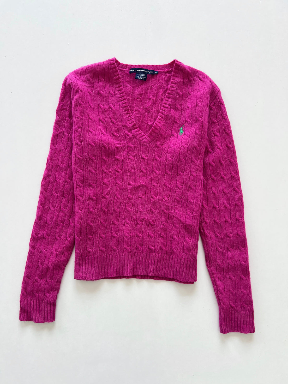Ralph Lauren 100% Lambs Wool Vintage Sweater-Bust 42