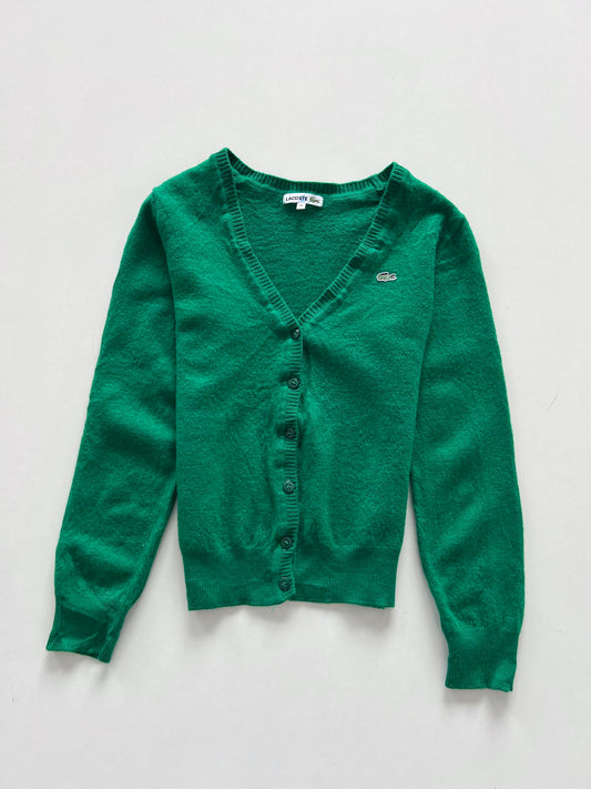 Lacoste 100% Wool Vintage Cardigan-Bust 34