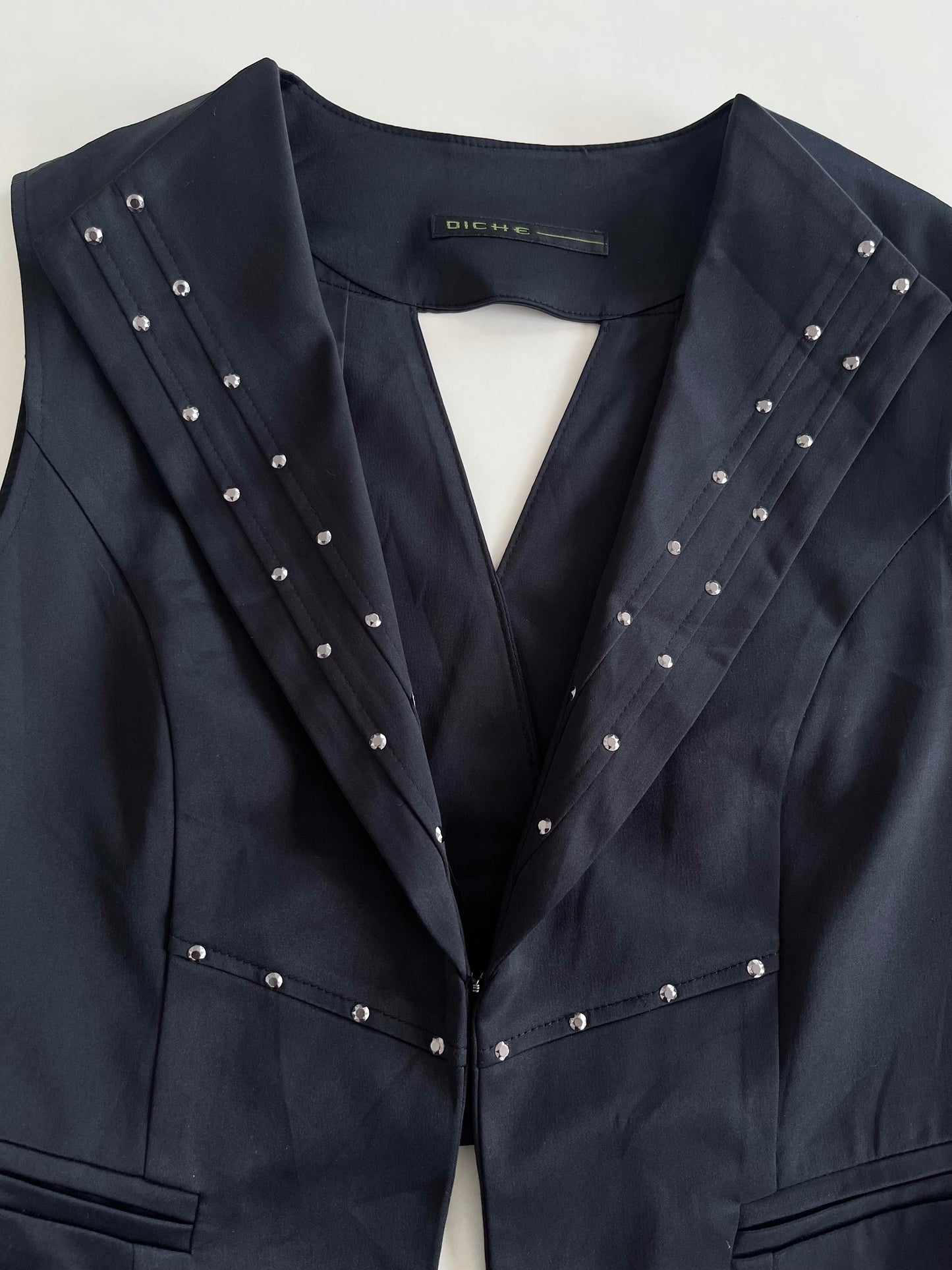Diche Studded Vintage Waistcoat-Bust 40