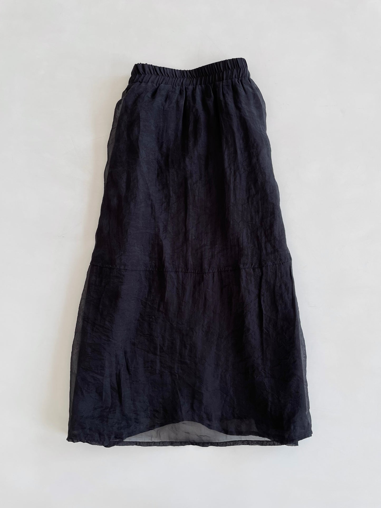 Solid Black Prairie Skirt-Waist 30 to 32