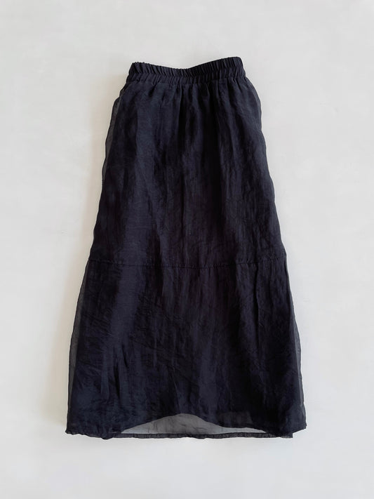 Solid Black Prairie Skirt-Waist 30 to 32