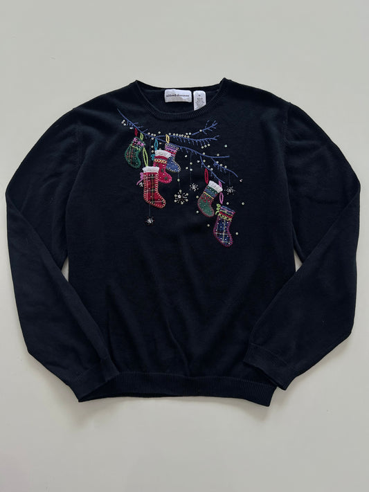 Alfred Dunner Christmas Sweater-Bust 50