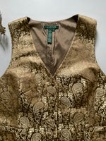 Load image into Gallery viewer, Ralph Lauren Vintage Jacquard Waistcoat-Bust 40