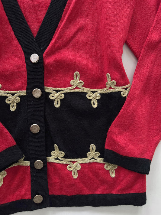 Kim Rogers Embroidered Sweater-Bust 46