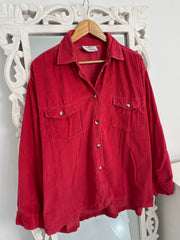 Camera Corduroy Shirt-Bust 50