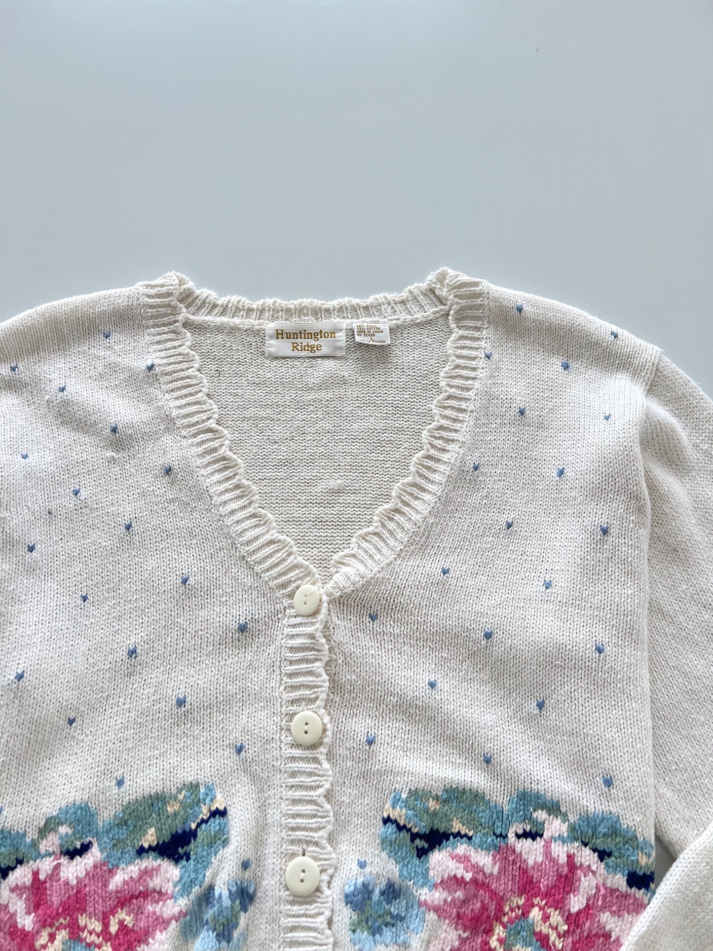 Huntington Ridge Embroidered Sweater-Bust  40