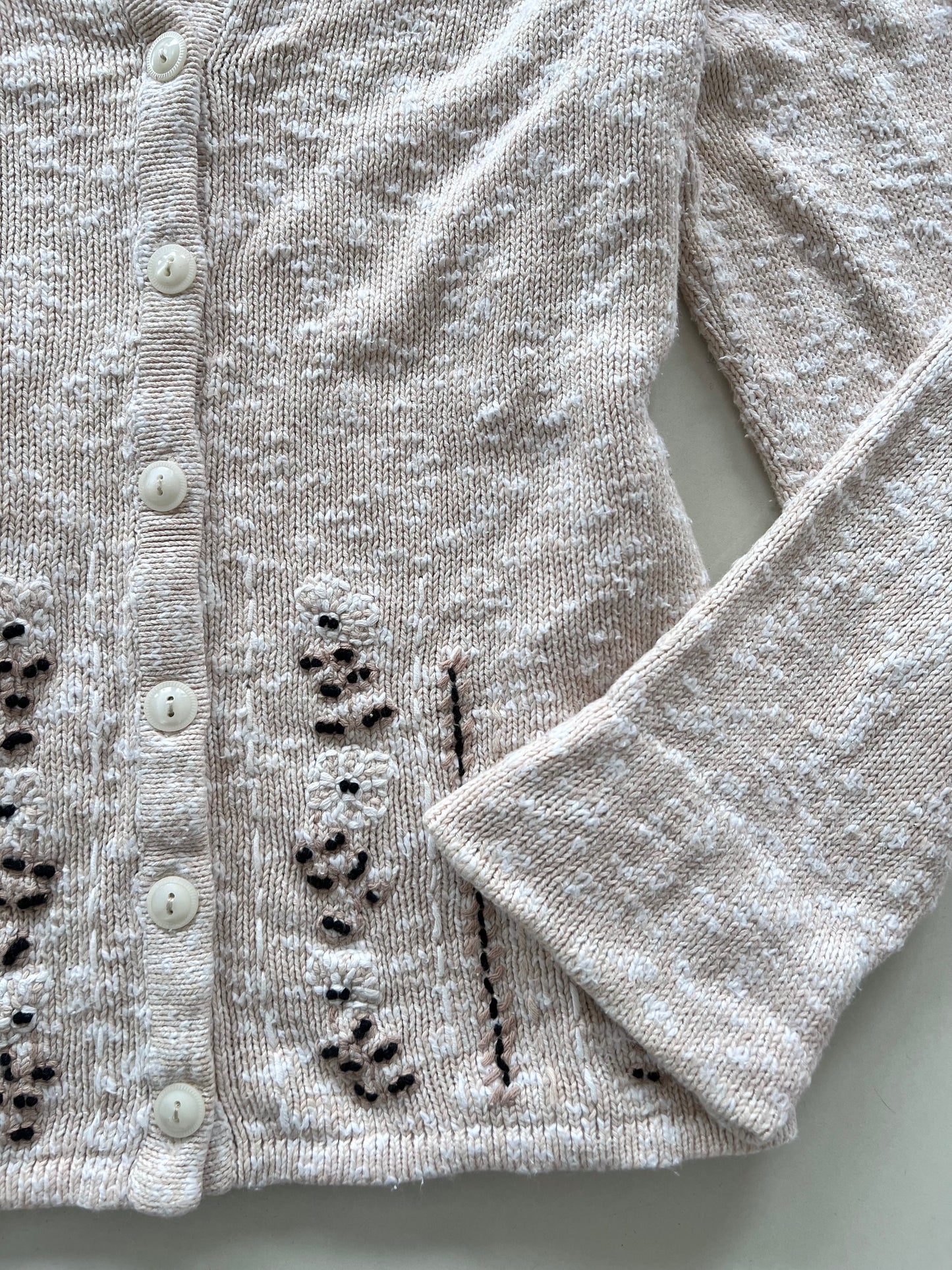 Embroidered Sweater-Bust 38