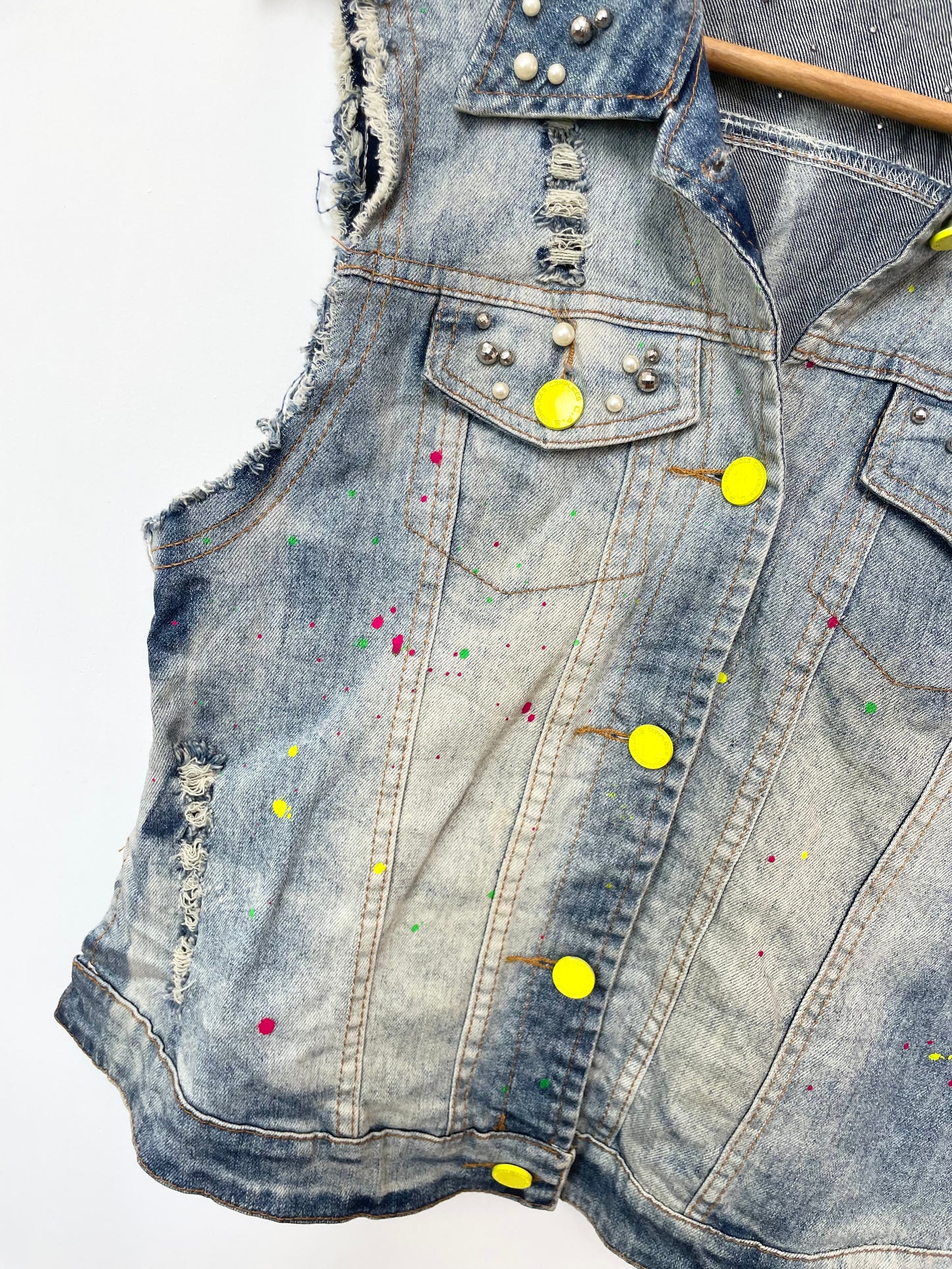 Aibeier Denim Vest-Bust 34