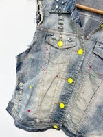 Load image into Gallery viewer, Aibeier Denim Vest-Bust 34
