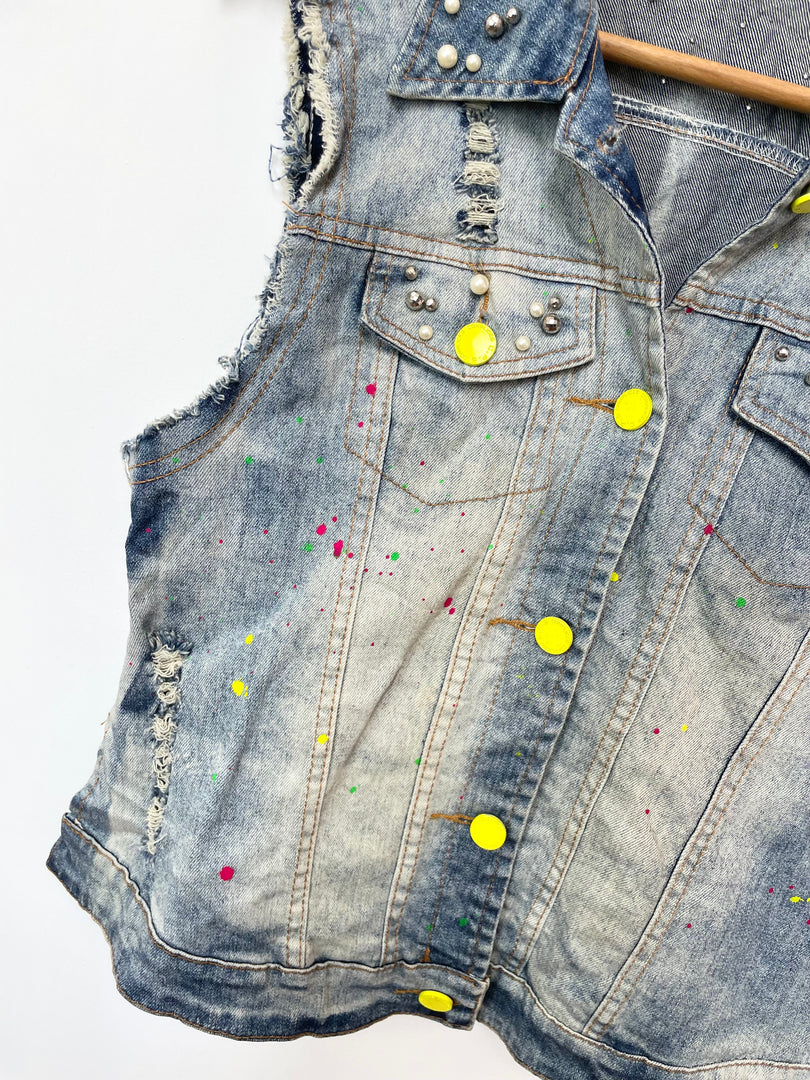 Aibeier Denim Vest-Bust 34