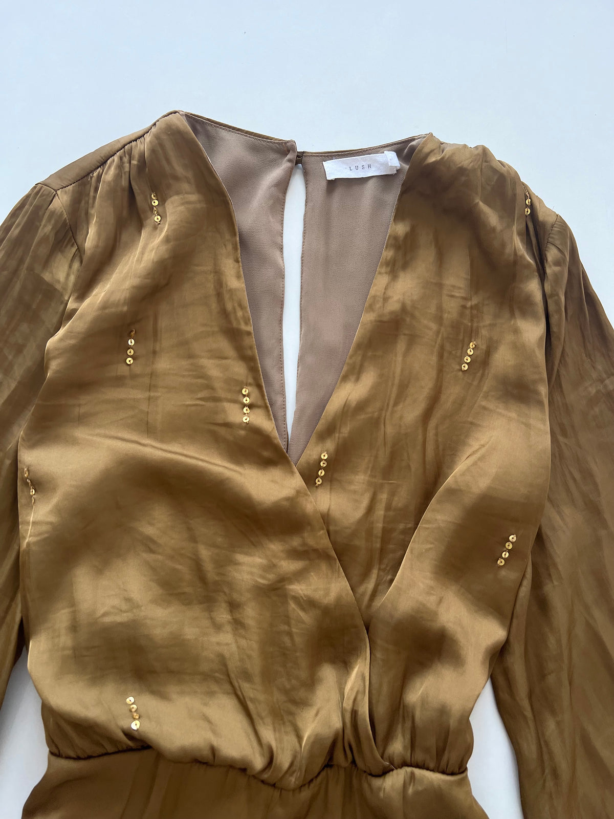 Lush Satin Romper-Bust 36 to 38
