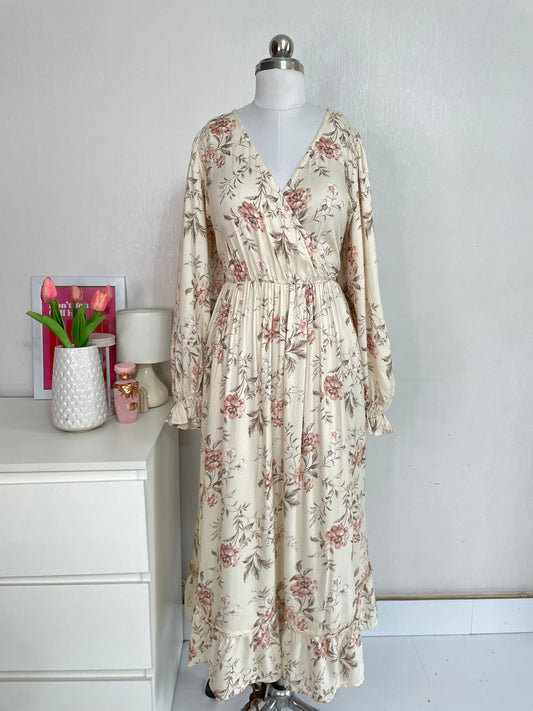 COTTAGECORE SOFT GLAZED COTTON DRESS (Brand New)