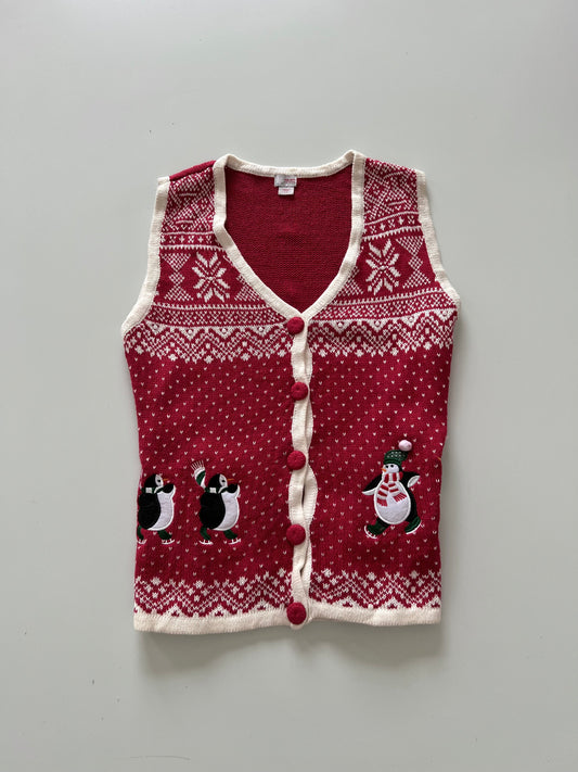 Holiday Editions Christmas Vest Sweater-Bust 40