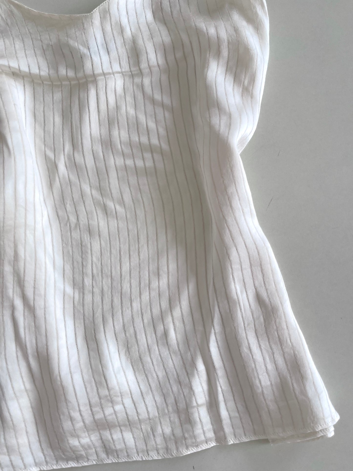White Slip Top-Bust 36