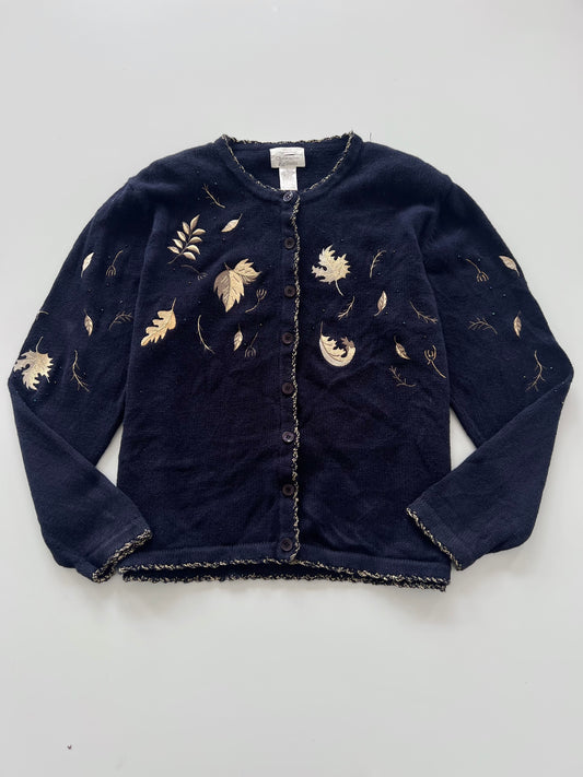 Christopher&Banks Embroidered Sweater-Bust 44