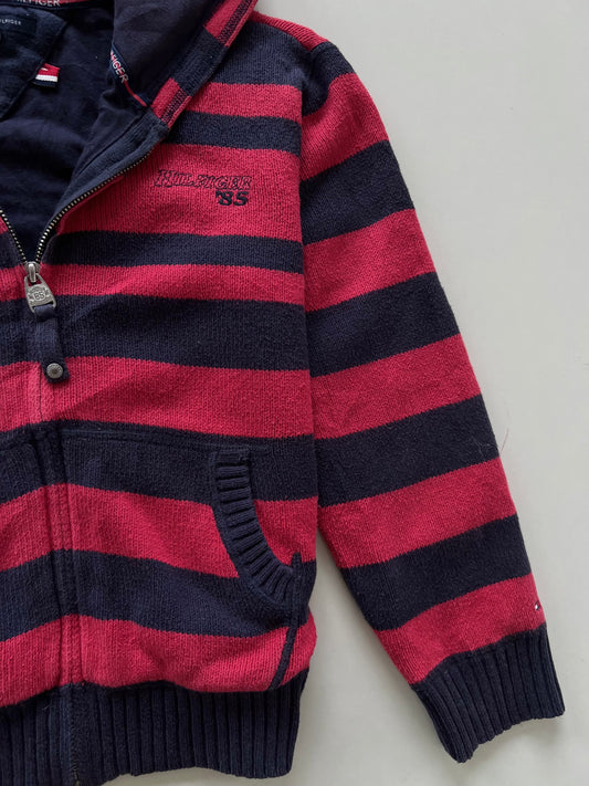 Tommy Hilfiger 60%Cotton Vintage Hooded Sweater-Bust 38