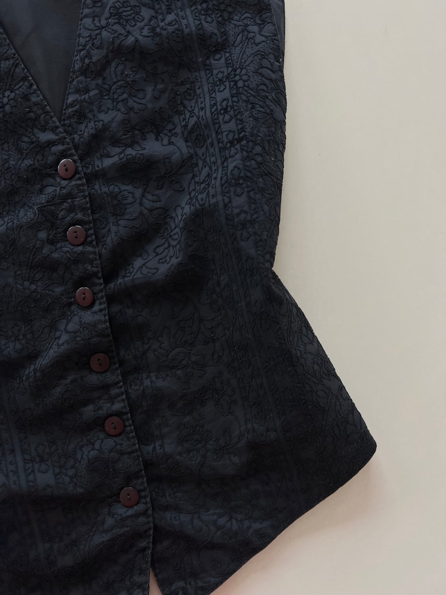 Axara Embroidered Waistcoat-Bust 40