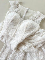 Load image into Gallery viewer, Hand Embroidered Dreamy White Dress-Bust 34
