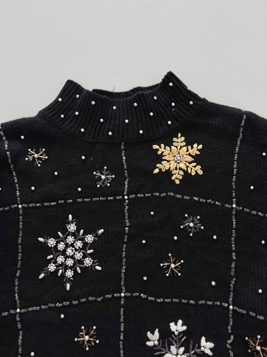 OHI Hand Embroidered Christmas Sweater-Bust 48