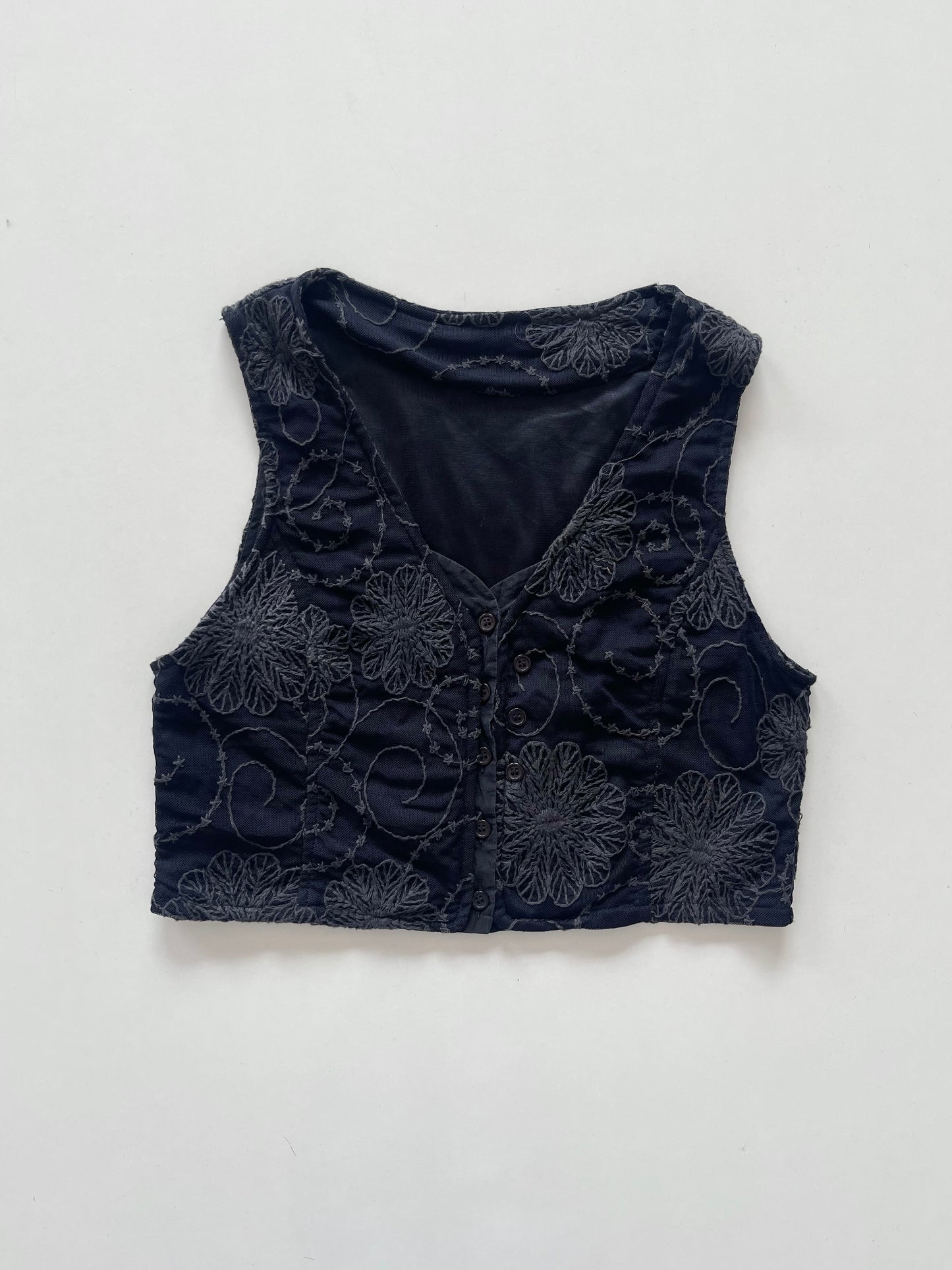 Embroidered Top-Bust 36