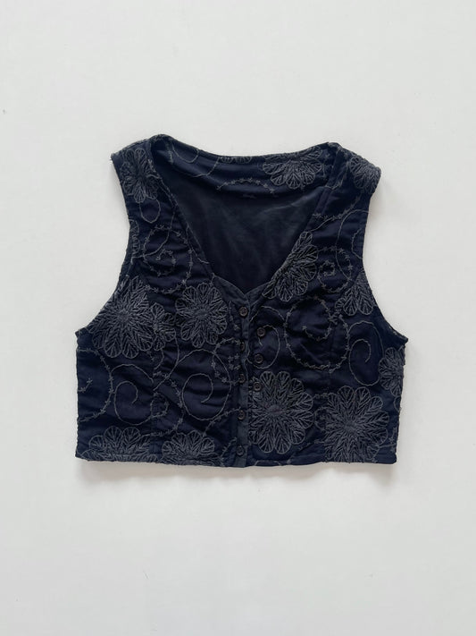 Embroidered Top-Bust 36