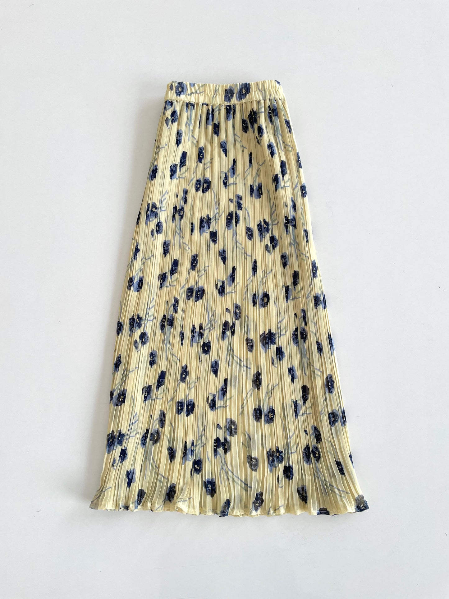 Pleated Sheer Skirt-Waist 30 to 34