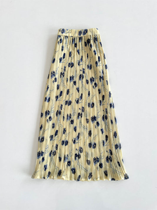 Pleated Sheer Skirt-Waist 30 to 34