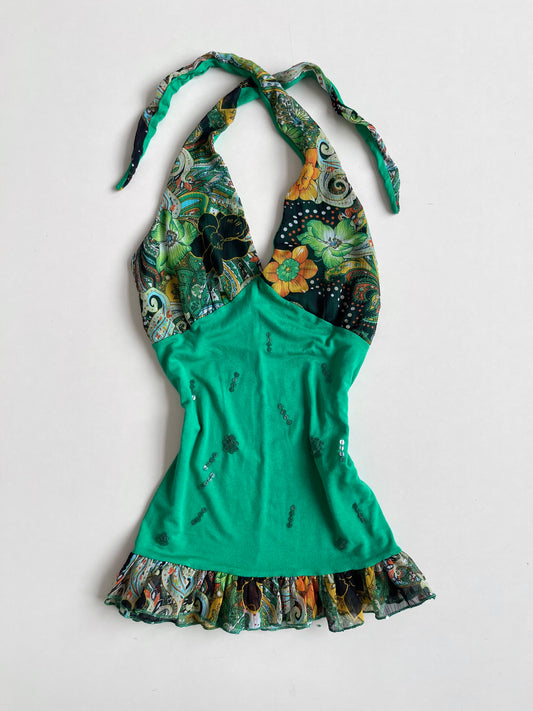 Halter Neck Vintage Top-Bust 30 to 32