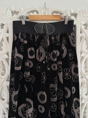 Vintage Chenille Skirt-Waist 30 to 34