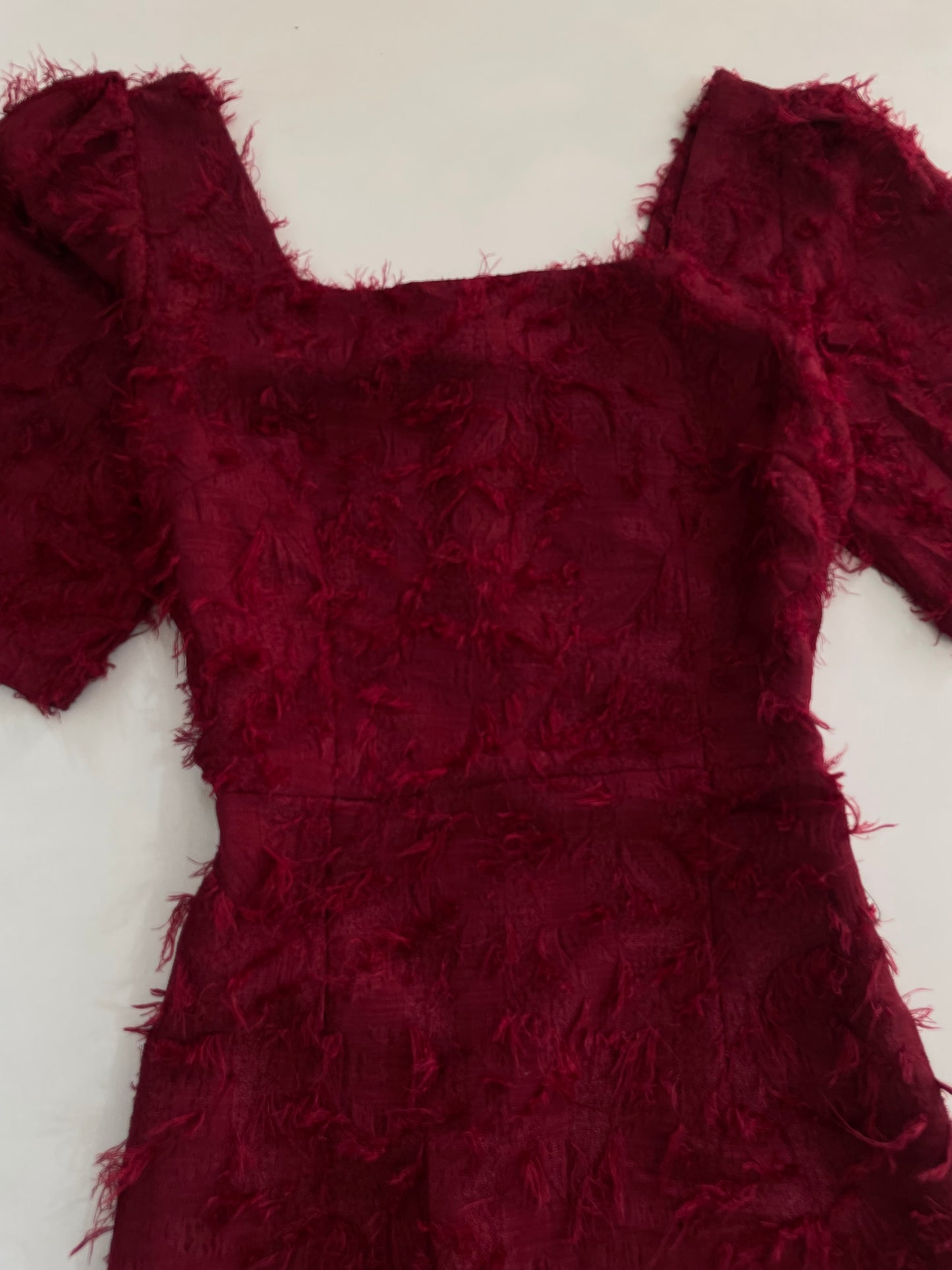 Wine Dress-Bust 30