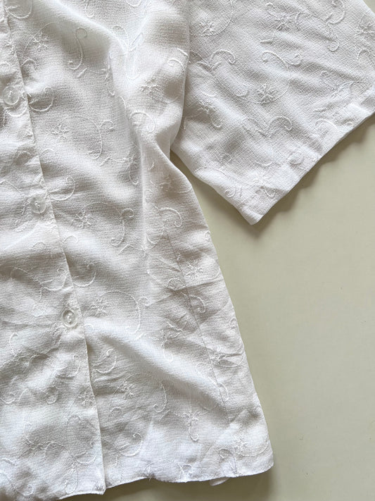 Paisley Embroidered Shirt-Bust 52