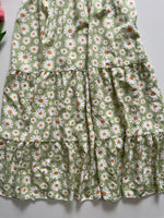 Load image into Gallery viewer, BABY GREEN FLORAL DRESS - BUST 36 TO 38
