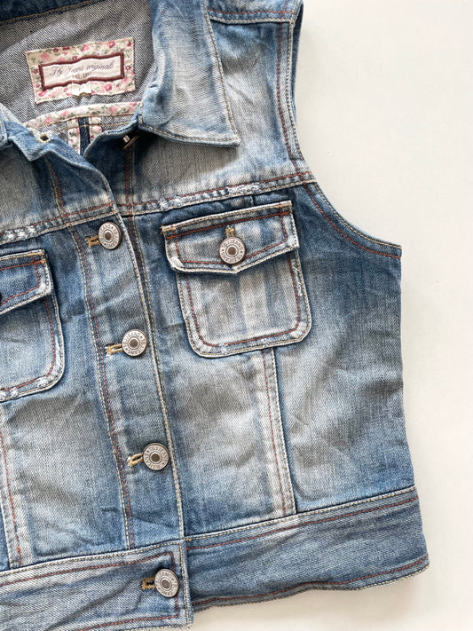Denim Vest-Chest 32