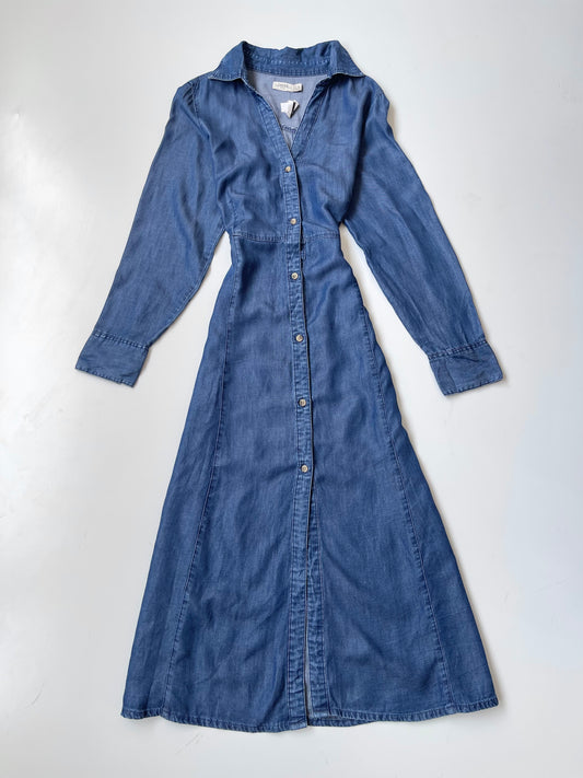 Denim Midi Dress-Bust 36