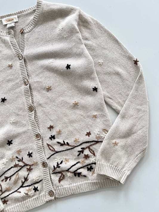 Talbots Embroidered Sweater-Bust 44