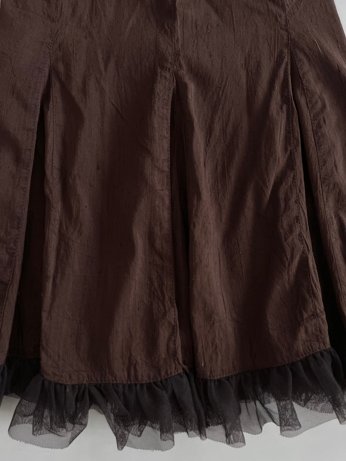 Vintage Brown Skirt-Waist 32